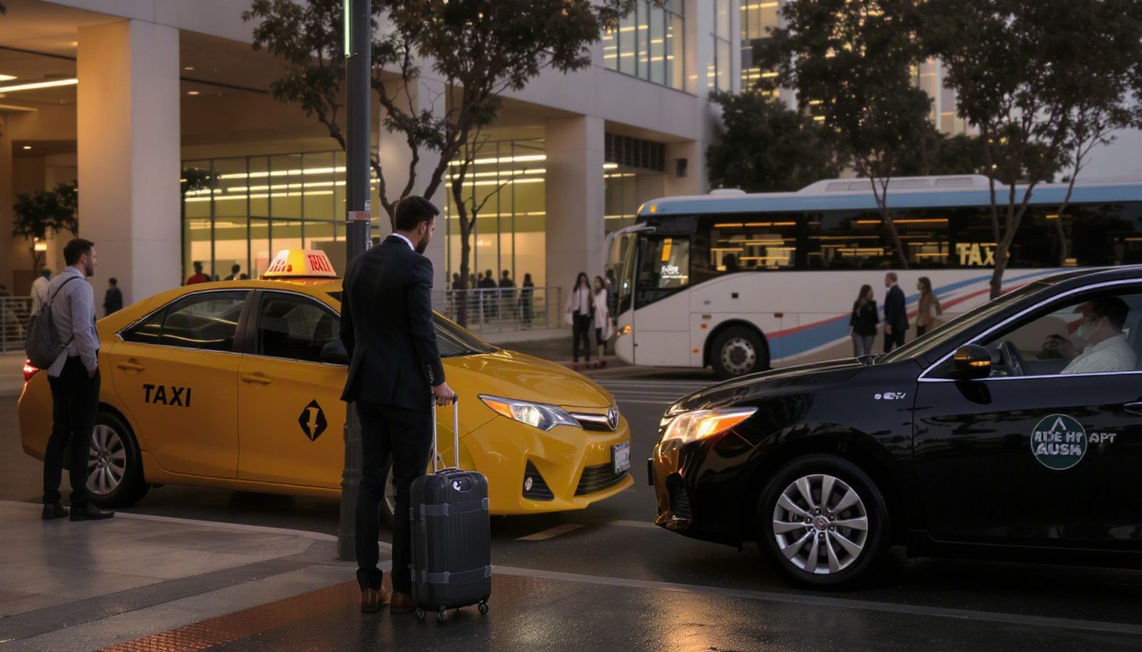 Ground Transport vs Taxis vs Ride-Hailing Policy Design