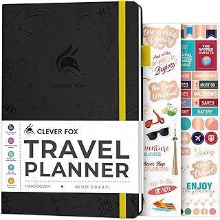 Travel journal and expense tracker used to organize trip budgets