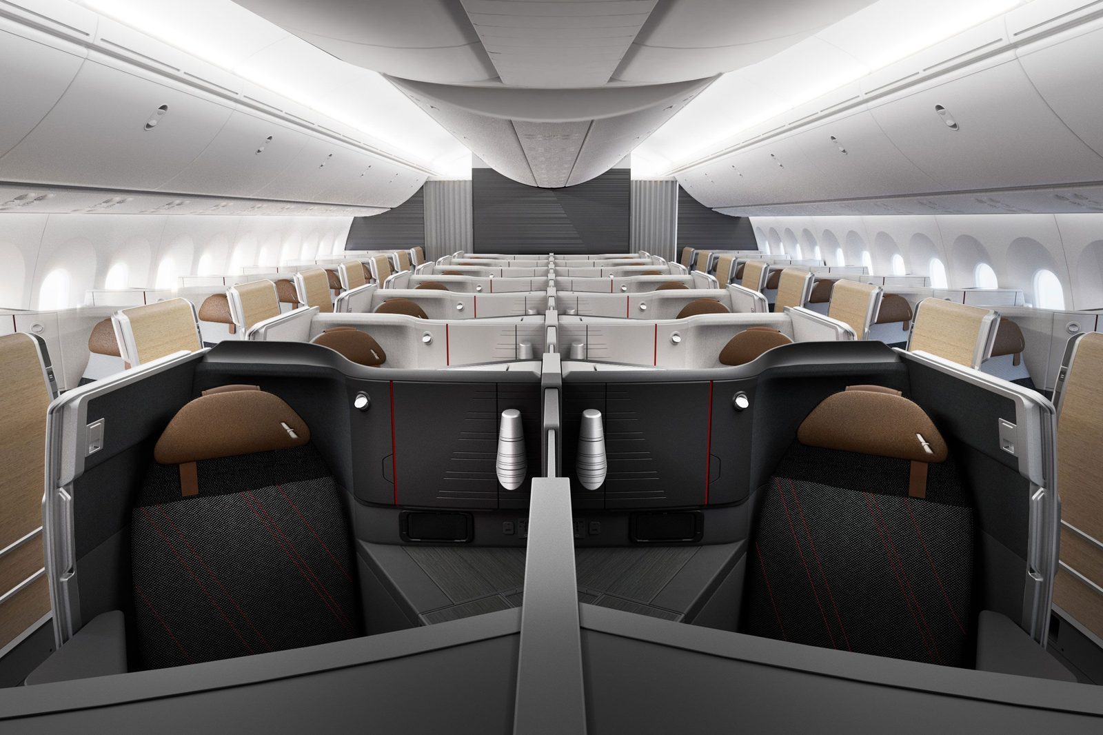 American Airlines Flagship Suite style business-class seat