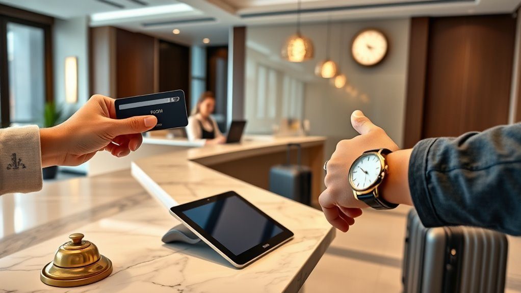 Hotel early check in and checkout fees