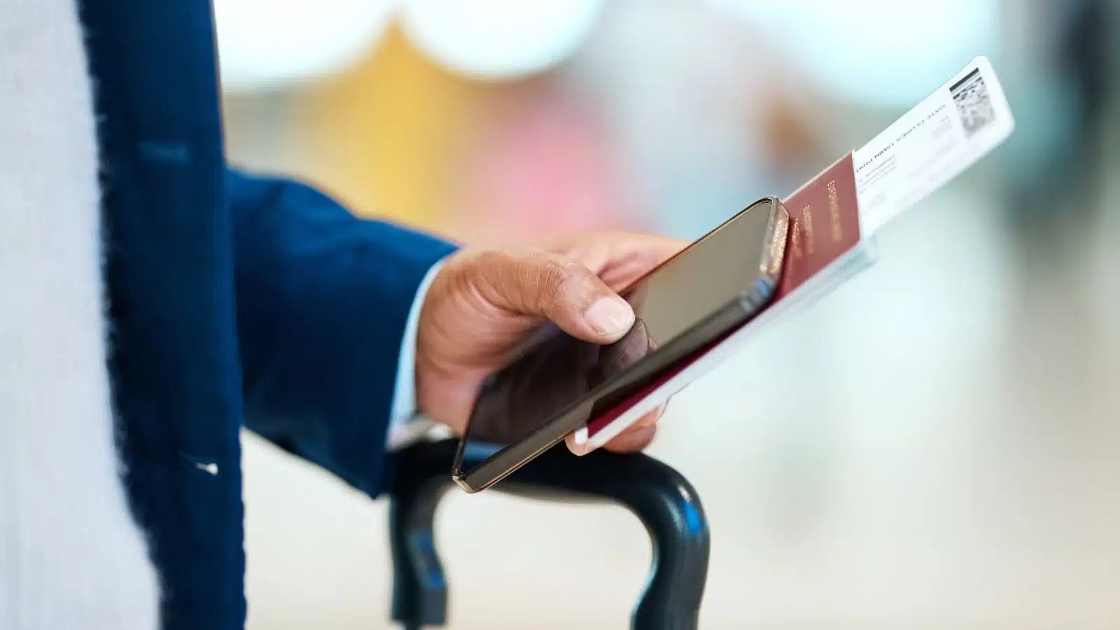 Traveler comparing flight options and airport locations on a laptop