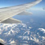 Passenger enjoying activities on a plane