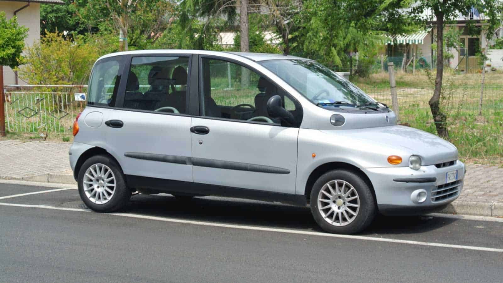 FIAT Multipla Italian MPV parked on a city street