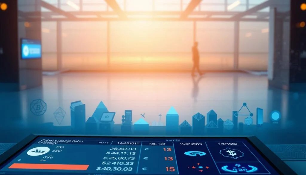 Digital tools and apps used to compare currency exchange rates