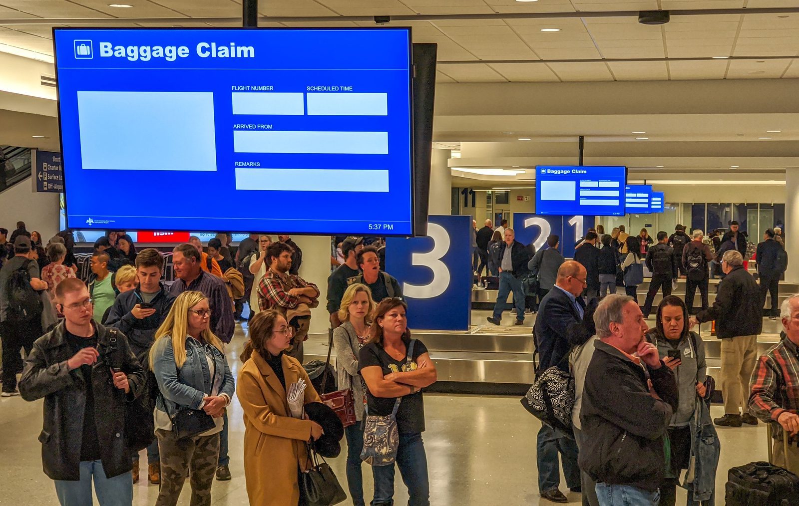 Baggage Claim Area, New Orleans Airport