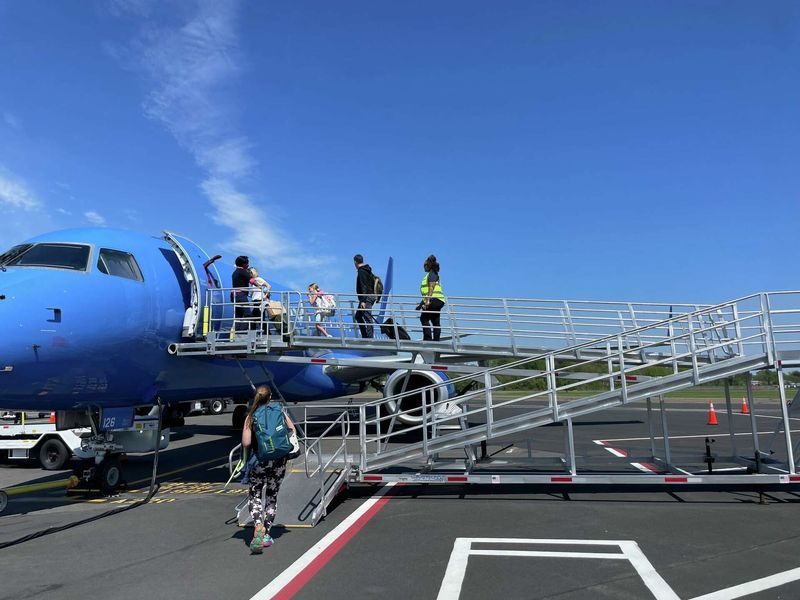 Regional airport with low fees attracting budget carriers