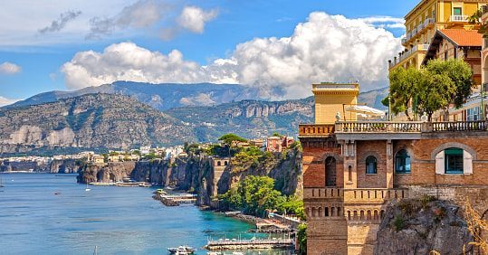 Coast of Sorrento Italy with fewer crowds