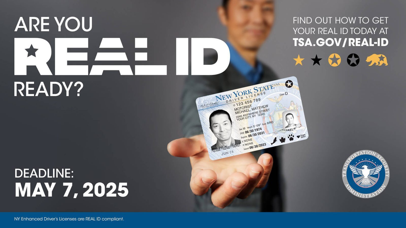 Traveler at an airport security checkpoint, highlighting the time needed for self-transfers