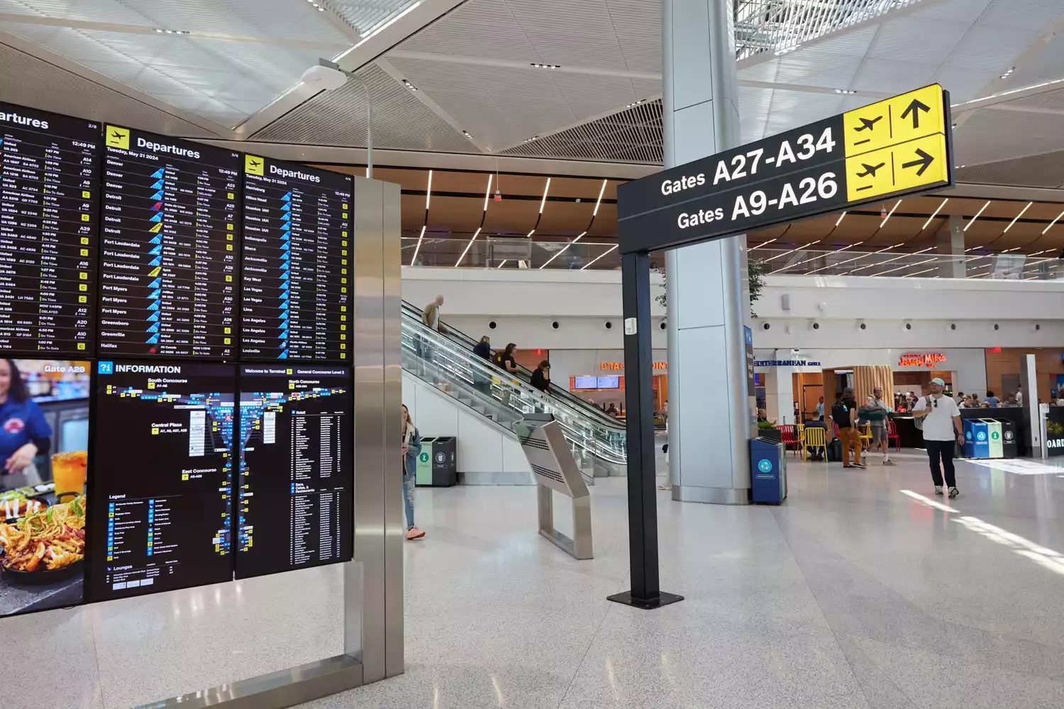 Interior of an airport