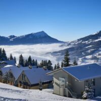 Winter traveler at night, highlighting fatigue and conditions