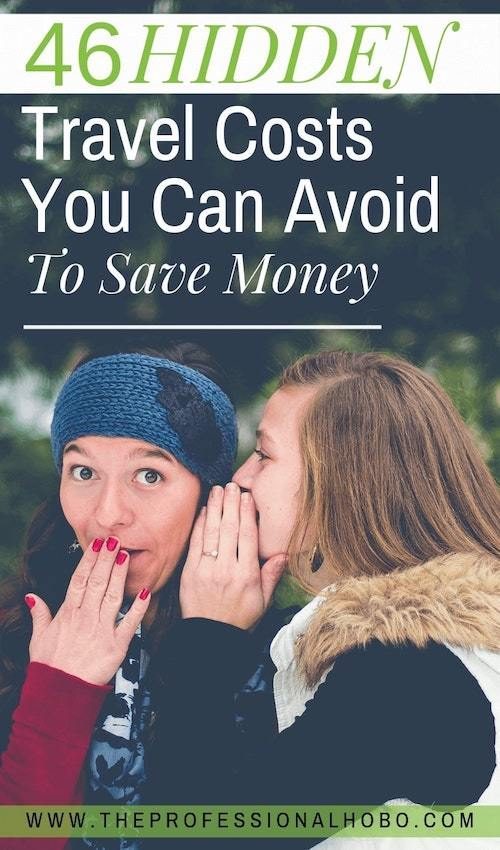 Overview of hidden travel costs that can add up