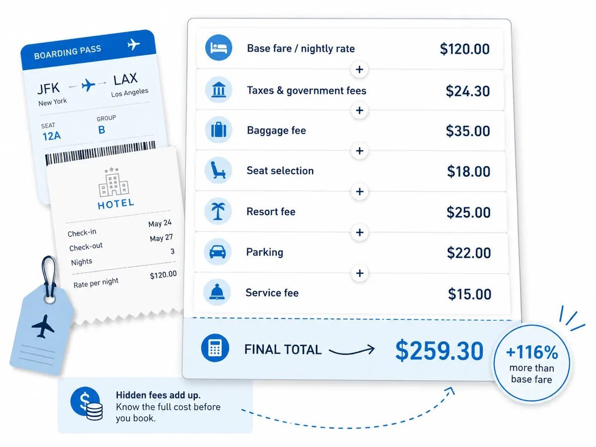 Hidden Travel Costs After Landing: Budget Beyond Airfare