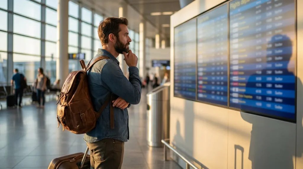 Illustration comparing flexible vs nonrefundable tickets
