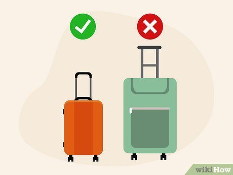 Step 2 Make sure your luggage is within the size limits.
